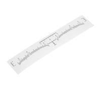 Sourcil Sticker Rule Sticker Sticker 20 * 7 * 2 50pcs Disposable Eyebrow Rule Sticker Tools for Formatting Eyebrows for the Measurement of