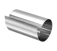 sourcing map 0.07x100x1000mm 304 Stainless Steel Roll Sheet Fine Plate Sheet Foil for Crafts, Electronic Equipment, Silver Tone