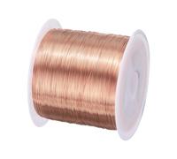 sourcing map 0.18mm Magnet Wire 1378ft(420m) 100g Enameled Copper Brown