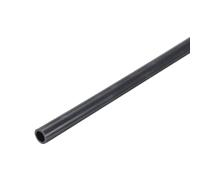 sourcing map 0.28 Inch PVC Rigid Tube Round Pipe 5mm ID 7mm OD 12" High Impact for Water Pipe, Aquarium, Fish Tank, Greenhouse Garden, Deep Grey