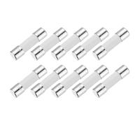 sourcing map 0.2A 250V Ceramics Fuse 5x20mm Time Delay Fuse UL Listed Slow Blow Fuse for Home Appliances(Pack of 10)
