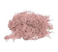 sourcing map 0.35 OZ Moss Fake Craft Moss Artificial Moss Natural Preserved Moss for Craft Arts Floral DIY Project Wall Wedding Garden Patio Table Terrariums Decoration(Pink)