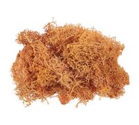 sourcing map 0.35 OZ Moss Fake Craft Moss Artificial Moss Natural Preserved Moss for Craft Arts Floral DIY Project Wall Wedding Garden Patio Table Terrariums Decoration(Orange)