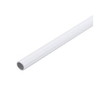 sourcing map 0.39 Inch PVC Rigid Tube Round Pipe 8mm ID 10mm OD 12" High Impact for Water Pipe, Aquarium, Fish Tank, Greenhouse Garden, White