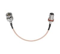 sourcing map 0.49FT/0.15M 3G-SDI Cable, BNC Male to Female HD-SDI Cable 75 Ohm RG179 Coaxial Video Jumper Video Camera Wire for Camera Surveillance CCTV Monitor Broadcast System, Orange