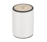 sourcing map 0.55mm Waxed Cord, 131 Yards White Brown Waxed Polyester Cord Waist Bead String Twine Thread Beading Wax Rope for Bracelet Necklace Making, DIY Bracelets and Macrame Supplies