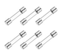 sourcing map 0.5A 250V 5x20mm Time Delay Glass Fuse UL Listed Slow Blow Fuse for Home Appliances(Pack of 6)