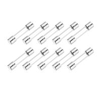 sourcing map 0.5A 250V Glass Fuse 6x30mm Time Delay Fuse UL Listed Slow Blow Fuse for Home Appliances(Pack of 10)