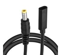 sourcing map 0.5FT USB C to DC PD Power Fast Charging Cable, 5.5mmx2.5mm 65W/18V-20V DC Power Cable, Type C Input 3.25A Adapter Jack Converter for Router, Camera, TV Box, Desk Lamp(Black)