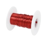 sourcing map 0.7mm Magnet Wire 49ft(15m) 50g Enameled Copper Wire Enameled Magnet Winding Wire 155C for Transformers Inductors,Red