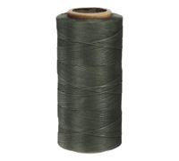sourcing map 0.8mm Leather Sewing Waxed Thread, 270 Yards / 247m, Polyester Waxed Cord Linen Thread String for Leather Crafts, Bookbinding, Shoe Repairing, Classic Brown