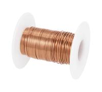 sourcing map 0.8mm Magnet Wire 36ft(11m) 50g Enameled Copper Wire Enameled Magnet Winding Wire 155C for Transformers Inductors,Brown