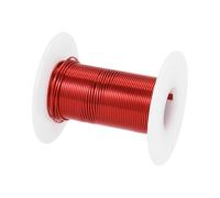 sourcing map 0.8mm Magnet Wire 36ft(11m) Enameled Copper Wire Enameled Magnet Winding Wire 50g 155C for Transformers Inductors,Red