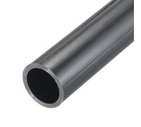 sourcing map 1 1/4 Inch PVC Rigid Tube Round Pipe Hardware Tubing 25.6mm ID 32mm OD 350mm Dark Grey High Impact for Water Pipe Cable Sleeve