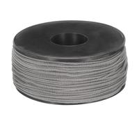 sourcing map 1.18mm x 164 Feet Paracord Micro Cord Rope 100 LB Polyester Braided Cord Spool for Camping Outdoor Jewelry Bracelet, Grey