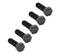 sourcing map 1/2''-13 * 1-3/4'' Hex Head Screw Bolts Fastener Grade 5 UNC Carbon Steel Black 5pcs