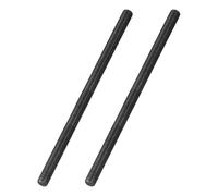 sourcing map 1/2-13 UNC Fully All Threaded Rod, 4Pcs B7 Alloy Steel Long Threaded Screw 10" Length Right Hand Threads Fully Studding Rod Bar for Machinery, Construction, Black