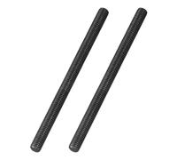 sourcing map 1/2-13 UNC Fully All Threaded Rod, 4Pcs B7 Alloy Steel Long Threaded Screw 7.9" Length Right Hand Threads Fully Studding Rod Bar for Machinery, Construction, Black