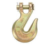 sourcing map 1/2" Clevis Grab Hook, G70 Carbon Steel Transport Safety Chain Hooks, Clevis Grab Hooks for Rigging Deck Receiver Hitches Trailer Wiring Trailer