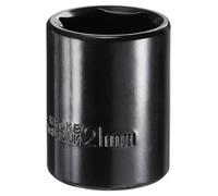 sourcing map 1/2" Drive 6 Point Pneumatic Socket 21mm Metric Shallow Impact Socket Chrome Vanadium Steel Square Drive 6-Point Sockets Mechanic Hand Tool for Pneumatic Wrench, Black