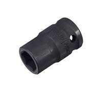 sourcing map 1/2" Drive by 14mm 6-Point Impact Socket, CR-V Steel 1.5" Length, Shallow Metric Sizes