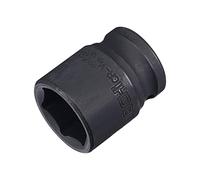 sourcing map 1/2" Drive by 22mm 6-Point Impact Socket, CR-V Steel 1.54" Length, Shallow Metric Sizes