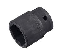 sourcing map 1/2" Drive by 27mm 6-Point Impact Socket, CR-V Steel 1.73" Length, Shallow Metric Sizes