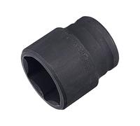 sourcing map 1/2" Drive by 30mm 6-Point Impact Socket, CR-V Steel 1.77" Length, Shallow Metric Sizes