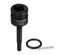 sourcing map 1/2" Drive Torx Bit Socket T40 Impact 6 Point Star Bit Sockets CR-MO Steel with Cotter Pin and O-Ring for Power Drill Drivers Garage Workshop Adapter