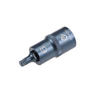 sourcing map 1/2" Drive x M6(6mm) Triple Square Spline Bit Socket 2" L | S2 Steel Bits,CR-V Sockets,for Hand Use Only