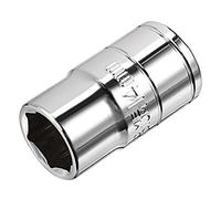 sourcing map 1/2-Inch Drive 14mm 6-Point Shallow Socket, Metric, Cr-V
