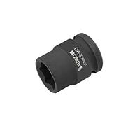 sourcing map 1/2-Inch Drive by 18mm Shallow Impact Socket, Cr-Mo Alloy Steel, 6-Point, Metric