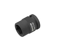 sourcing map 1/2-Inch Drive by 19mm Shallow Impact Socket, Cr-Mo Alloy Steel, 6-Point, Metric