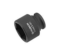 sourcing map 1/2-Inch Drive by 32mm Shallow Impact Socket, Cr-Mo Alloy Steel, 6-Point, Metric