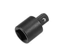 sourcing map 1/2 Inch Drive (F) x 3/8 Inch (M) Socket Reducer, Female to Male, Cr-V (Black)