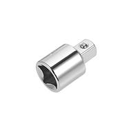 sourcing map 1/2 Inch Drive (F) x 3/8 Inch (M) Socket Reducer, Female to Male, Cr-V (Silver)