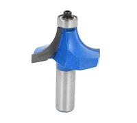 sourcing map 1/2" Shank 1 1/4" Cutting Dia 2 Flutes Roundover Router Bit Cutter