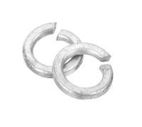 sourcing map 1/2" Split Lock Washer, 50Pcs Carbon Steel Spring Lock Washers Metal Split Ring Washer for Screw Bolts Machinery Gray