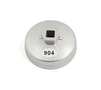 sourcing map 1/2'' Square 15 Flutes 79mm Cap Oil Filter Wrench Car Remover Tool