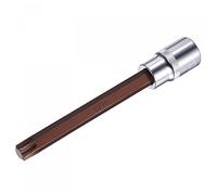 sourcing map 1/2" Square Drive x T55 Torx Bit Socket, S2 Steel Bits, CR-V Sockets 140mm Length (for Hand Use Only)