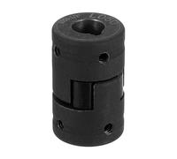 sourcing map 1/2" to 1/2" L050 Flexible 3-Piece L-Jaw Coupling Coupler Set & Buna-N NBR Rubber Spider for Log Splitter Hybrid Equipment