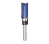 Sourcing Map 1/2" x 1" Carbide Flush Trim Router Bit with Top Bearings Straight Precise Cutting Woodworking Milling Cutter Tool for Trimming