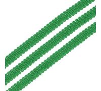 sourcing map 1/2" x13 Yards Gimp Braid Trim Woven Fabric Ribbon Green