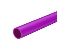 sourcing map 1.3 Inch PVC Rigid Tube Round Pipe Tubing Hardware Tubing 27.2mm ID 32mm OD 330mm/13 Purple High Impact for Water Pipe Crafts