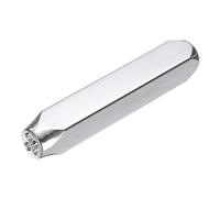 sourcing map 1/4" (6mm) Punch Stamp 40Cr Alloy Steel, Cute Double Arrow Pattern Punch Tool Punch Press Tool for Metal Plastic Wood Leather