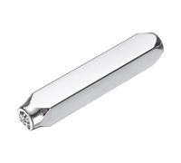 sourcing map 1/4" (6mm) Punch Stamp 40Cr Alloy Steel, Cute Lucky Four-Leaf Pattern Punch Tool Punch Press Tool for Metal Plastic Wood Leather