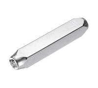 sourcing map 1/4" (6mm) Punch Stamp 40Cr Alloy Steel, Cute Maple Leaf Pattern Punch Tool Punch Press Tool for Metal Plastic Wood Leather