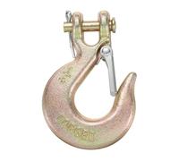 sourcing map 1/4" Clevis Slip Hook, G70 Carbon Steel Chain Hooks with Safety Latch, Clevis Slip Hook 3300 Lbs Working Load Limit for Trailer Truck Transport