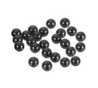 sourcing map 1/4 inch Ceramic Bearing Balls, 25 Pcs Si3N4 Silicon Nitride Ball G10 Precision Balls for Aerospace Automotive Robotics, Black