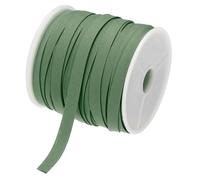 sourcing map 1/4 Inch Double Fold Bias Tape Continuous Bulk Cotton Bias Tape for Sewing Seaming Quilting Hemming Binding Crafts (Army Green 25 Yards)